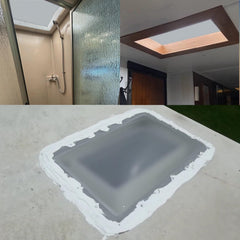 Beleeb skylight installed on RV roof illustrating weather resistance and finished fit