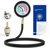 BELEY front view of kit showing gauge and hose for quick diagnostics