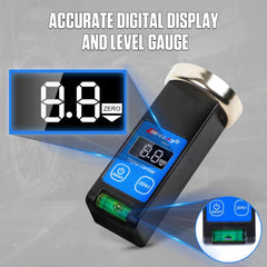 BELEY HD LCD display illuminated for clear nighttime readings and battery status