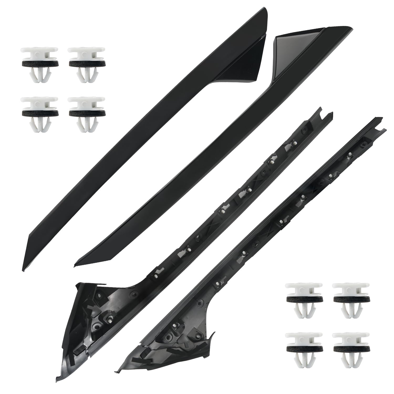 BELKEBIR front packaging showing full A-pillar kit and included pieces