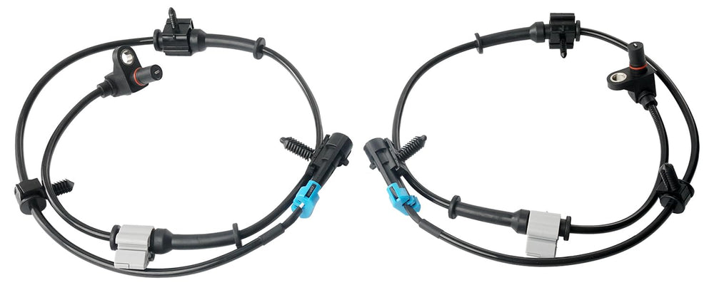 BELKEBIR front sensors pair showing direct-fit connectors and quick replacement benefit