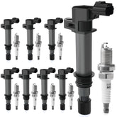 BELKEBIR front kit packaging showing full eight-coil and plug set benefit quick replacement