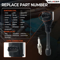 BELKEBIR iridium spark plug detail highlighting electrode for longer lifespan benefit