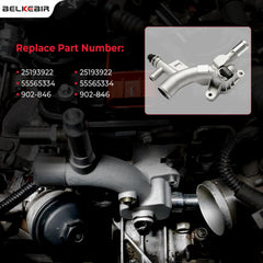 BELKEBIR outlet with gasket and hardware showing included parts for easier installation
