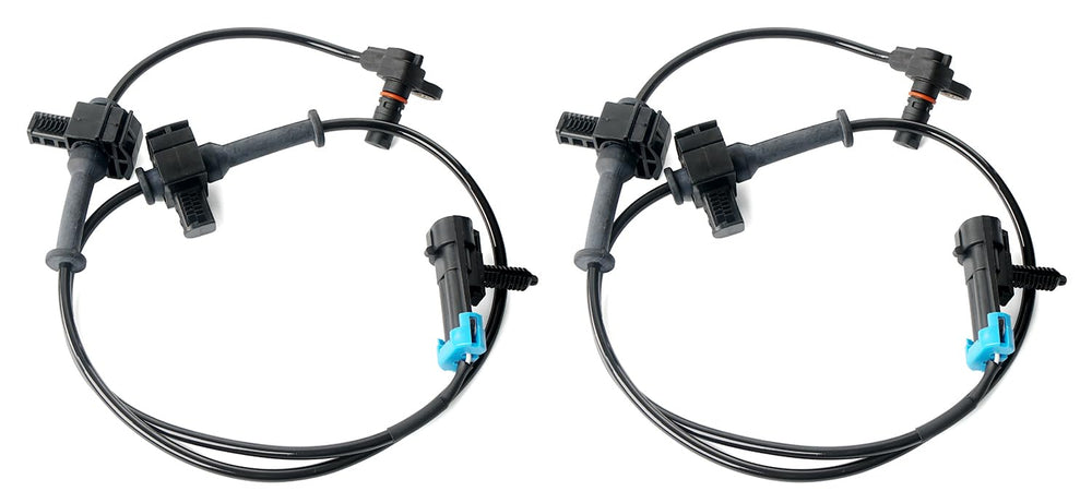 BELKEBIR rear wheel speed sensors package showing both sensors and connectors for quick install