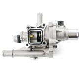 BELKEBIR thermostat housing front assembly showing fitment and durability benefit