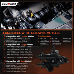 BELKEBIR close-up of integrated temperature sensor for accurate coolant readings benefit