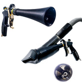 BEMEIS front view of blow and vacuum gun showing compact design and utility
