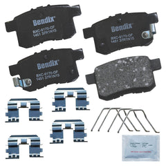Bendix Priority1 front packaging showing product and model benefits