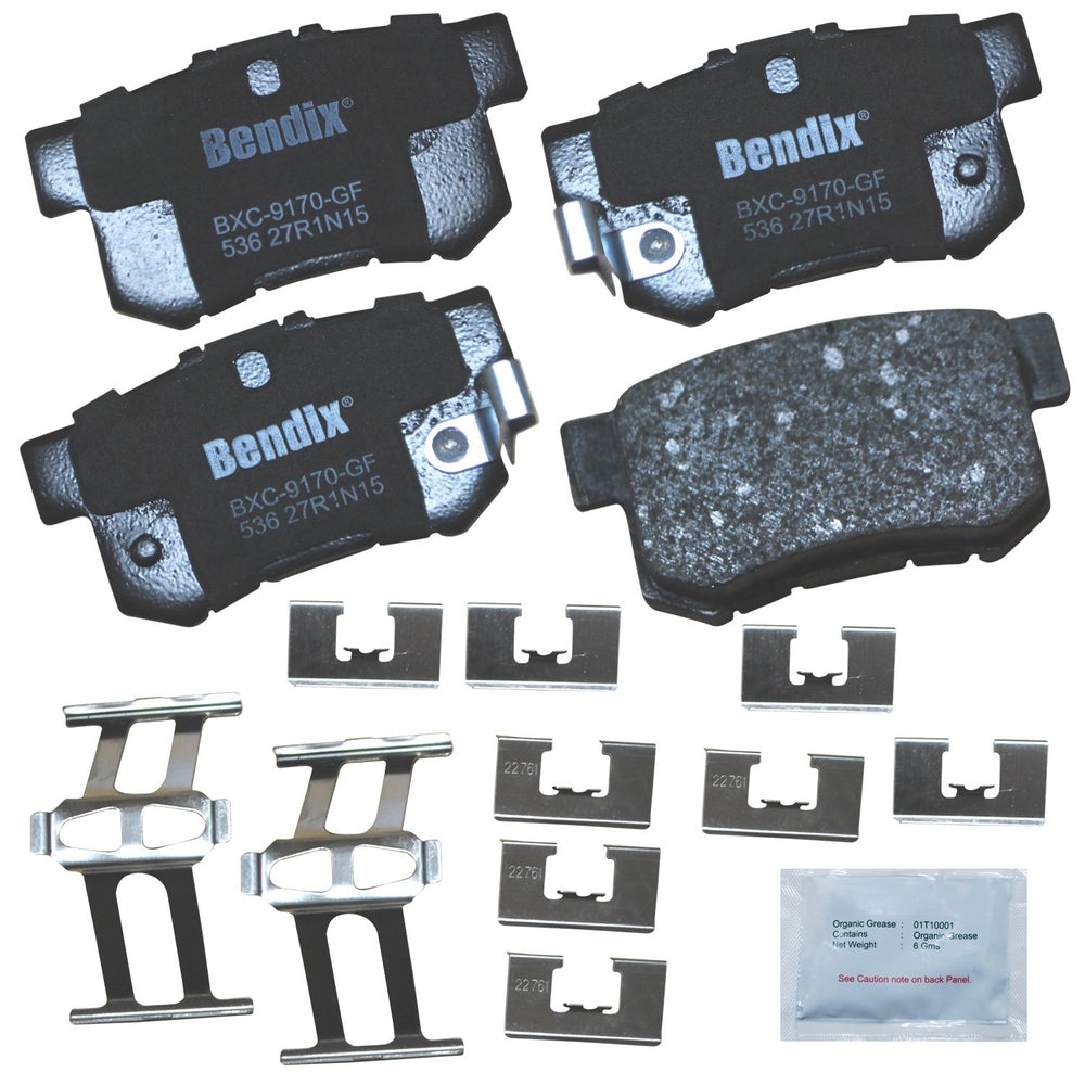 Bendix Priority1 front packaging showing product and model information for easy identification