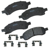 Bendix front pads front view showing fit and ready-to-install benefit