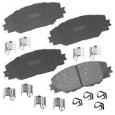 Bendix front packaging showing pads and hardware for quick fit