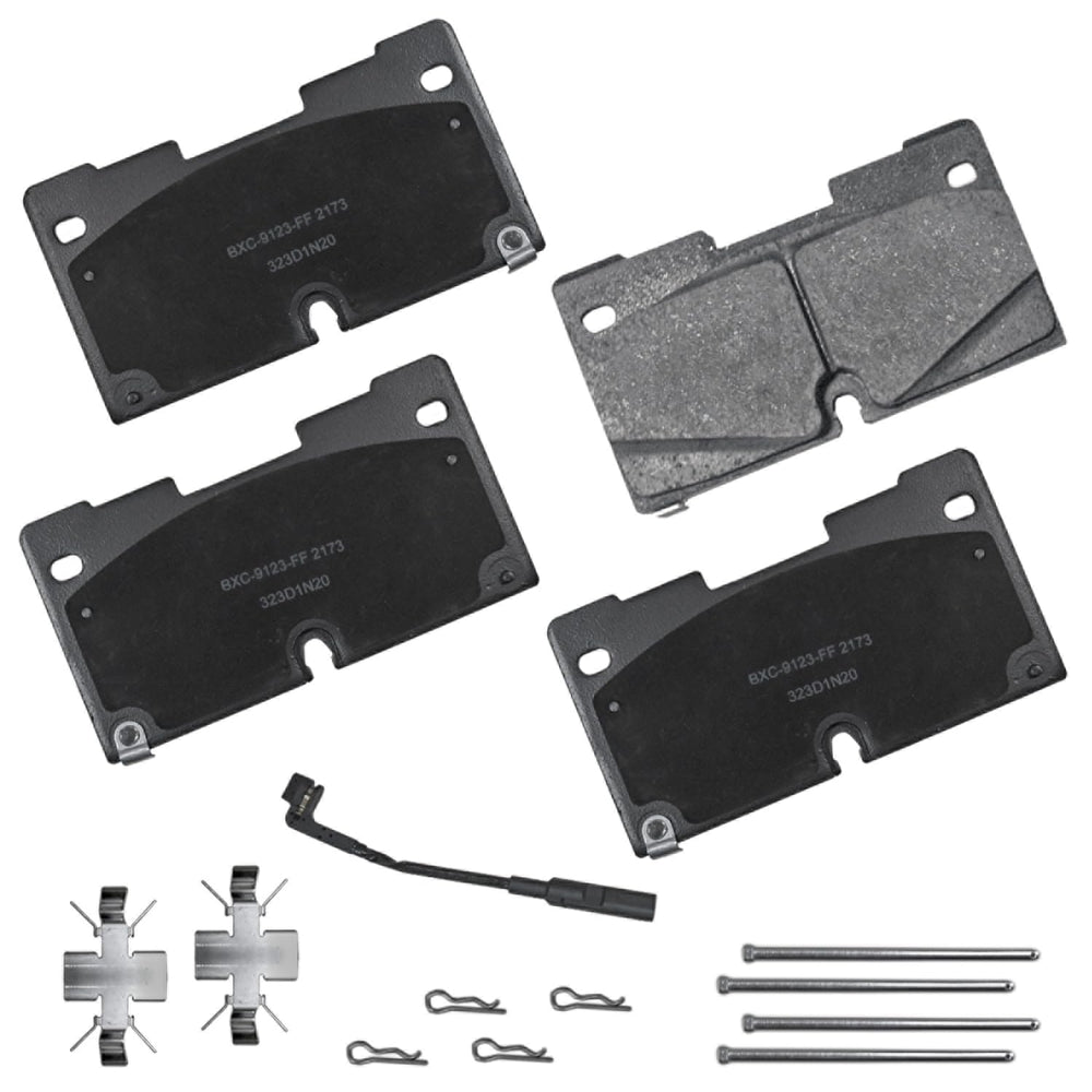 Bendix SBC2173 front packaging showing product and fitment benefits