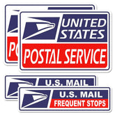 BENEKIY front view of all four magnetic signs showing clear postal ID