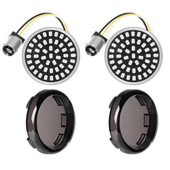 Benlari 1157 front view showing smoked lens and compact bullet shape for sleek styling