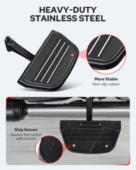 Benlari mounting bracket detail showing A3 steel strength and corrosion resistance