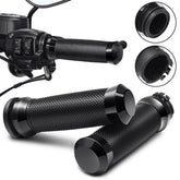 Benlari front view of throttle grips showing fit and finish improving control