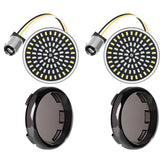 Benlari front packaging showing included 2 signals and smoked lens benefits improved visibility