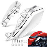 Benlari front view chrome air deflectors showing neat under-seat finish and heat reduction