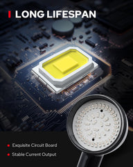 Benlari LED close-up of grille and chips for improved visibility benefit