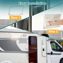 benut vent installed on RV side demonstrates proper ventilation benefit
