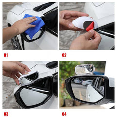 Berfi Life adjusted mirror showing tilt mechanism for personalized sightline benefit