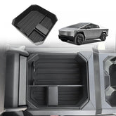 BestEvMod front view showing tidy armrest tray and easy organization benefit