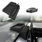BestEvMod front view of dash organizer showing fit and clean look