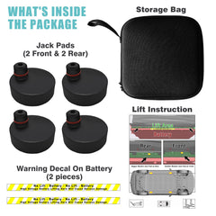BestEvMod larger rear jack pad protecting battery area during lifts