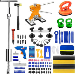 BESTGLOAL kit open layout showing all 135 pieces for complete dent repair