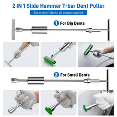 BESTGLOAL slide hammer and T-bar offering strong controlled pulls