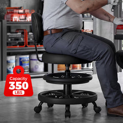BestGlory contoured backrest and cushioned seat for ergonomic support