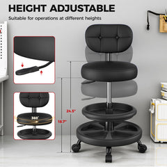 BestGlory close-up of dual trays showing swivel top and organized storage
