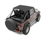 Bestop bikini front view on Jeep CJ7 showing fit and coverage