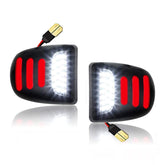Bestview front assembly showing white LEDs and red accent for upgraded visibility
