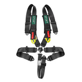 BESTZHEYU front view harness set showing full five-point layout and improved safety