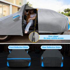 BETERNY driver-side zipper access letting you reach inside without removing cover