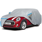 BETERNY front view showing custom-fit on Mini Cooper protecting exterior