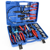 BETOOLL front case with 16 hose clamp pliers for organized transport and quick access