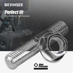 Bevinsee studs held in hand showing scale and consistent lengths for easy selection