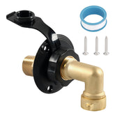 BFXM front view showing inlet and flange for easy mounting and secure fit
