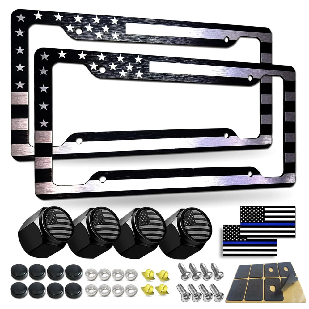 BGGTMO front view black flag frame showing slim profile and clean finish