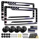 BGGTMO front view black flag frame showing slim profile and clean finish
