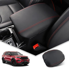BIBIBO front view of Explorer armrest cover showing neat fit and style
