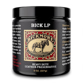 Bickmore Bick LP front view showing product and clear labeling, preserves leather