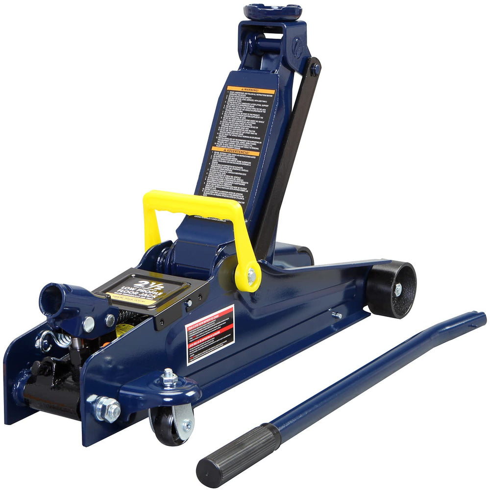 BIG RED front view showing robust frame and blue finish with clear capacity marking