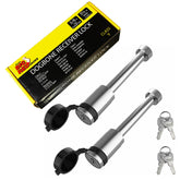 BIG RED front view of hitch pin two-pack showing sturdy construction and fit