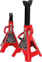 BIG RED front view showing pair and compact footprint for stable support