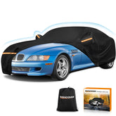 BIGACOVER front profile on BMW Z4 showing full coverage and protection