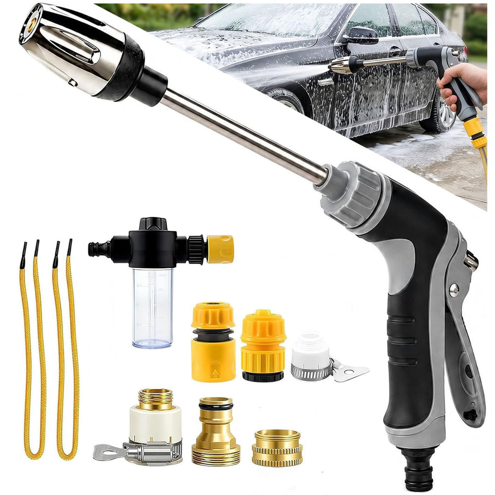 Biiutay front view of Hose Hawk Pro showing compact kit and benefits
